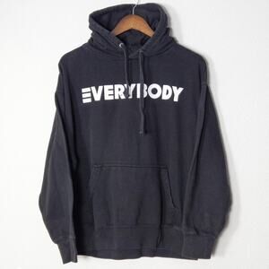 Logic Everybody Hoodie Sweatshirt Black Size L Pullover Streetwear Merch